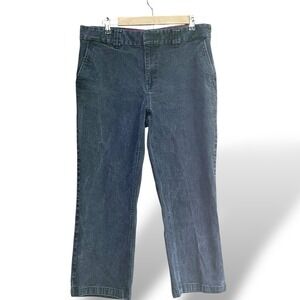 Tommy Hilfiger Denim‎ Pants Women's Dark Wash CapriJeans Casual Size
